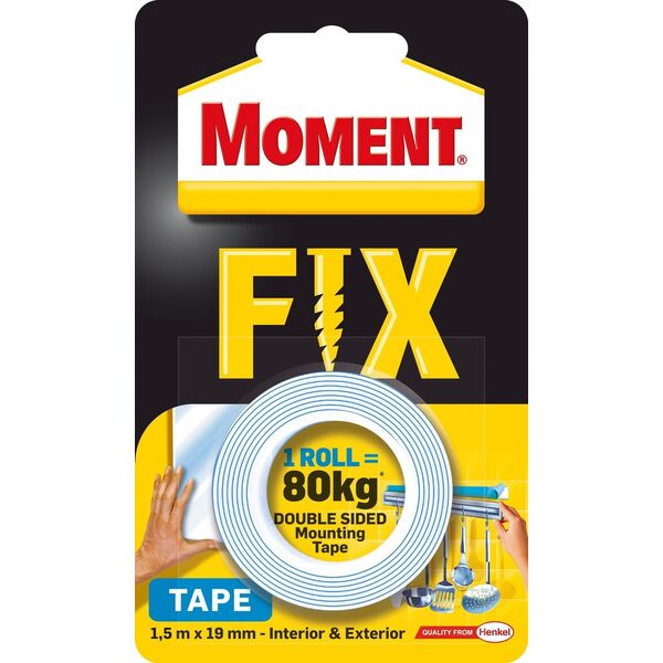 DOUBLE-SIDED ADHESIVE TAPE MOMENT SUPE