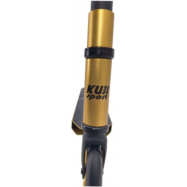 Hulajnoga Wyczynowa Sportowa Freestyle Dwukołowa Złota KUBISPORT 110 mm