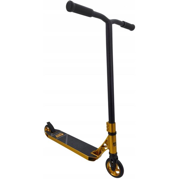 Hulajnoga Wyczynowa Sportowa Freestyle Dwukołowa Złota KUBISPORT 110 mm