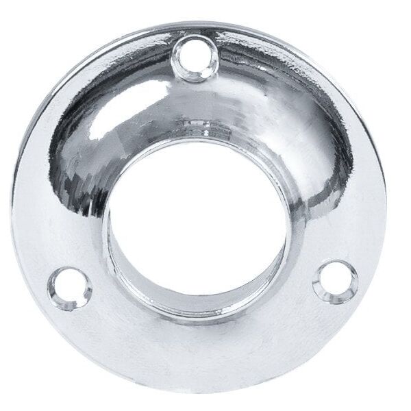LATERAL HOLDER D25.3 HOLES.SCREW. CHROME