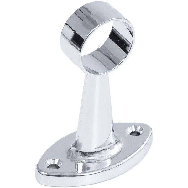 TUBE HANGER D25.SCREW. CHROME PLATED