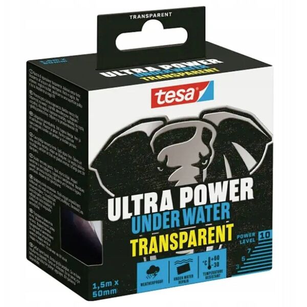 TAPE ULTRA POWER UNDERWATER TRANSPARENT
