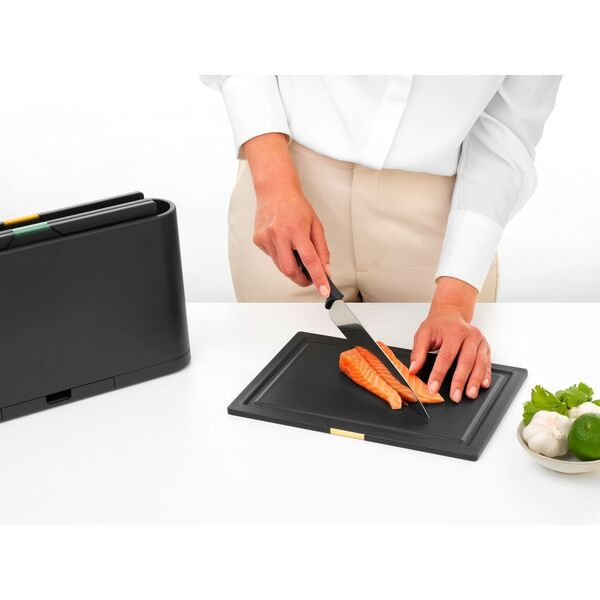 TASTY+ Chopping Boards Set of 4 Dark Grey