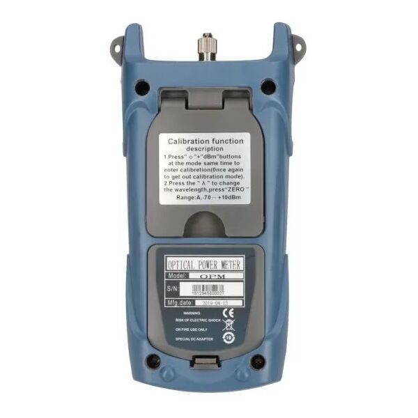 Μετρητής οπτικής ισχύος Extralink WT-3053 | 800-1600nm, LCD, 3x μπαταρία AA