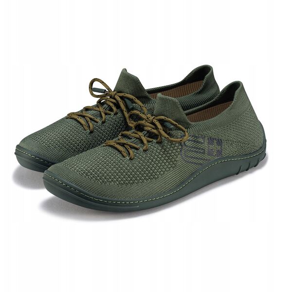 Ανδρικά παπούτσια BAREFOOT MERINO khaki/khaki 40
