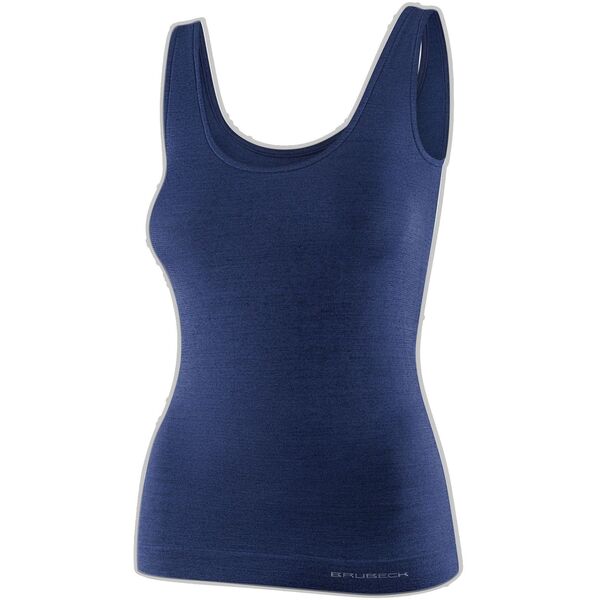 Γυναικείο αμάνικο μπλουζάκι COMFORT MERINO TA1059W μπλε M