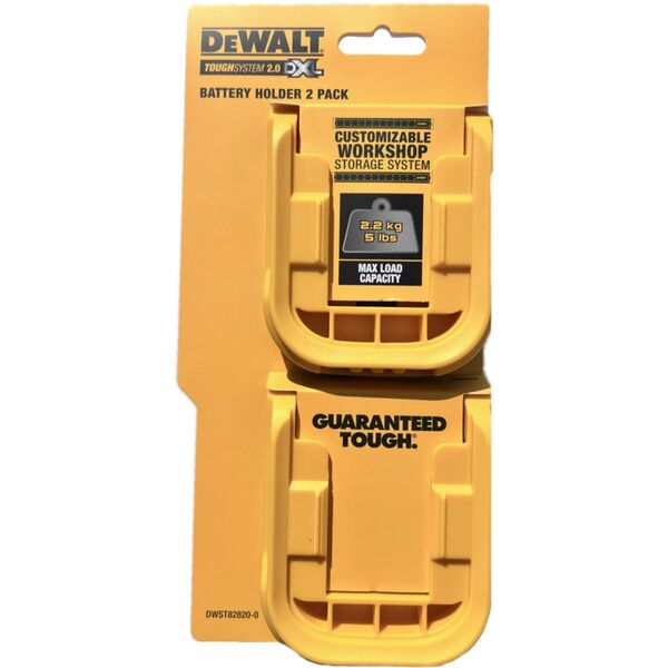DEWALT ΓΑΝΤΖΟΣ ΓΙΑ ΜΠΑΤΑΡΙΑ 2τμχ. ΓΙΑ DWST82800-1