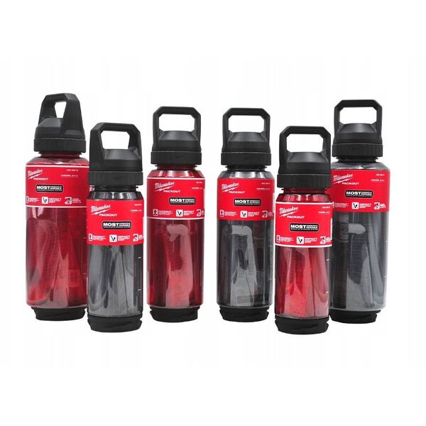 MILWAUKEE PACKOUT ΠΛΑΣΤΙΚΟ ΜΠΟΥΚΑΛΙ 1005ml ΜΑΥΡΟ