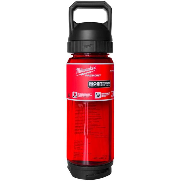 MILWAUKEE PACKOUT ΠΛΑΣΤΙΚΟ ΜΠΟΥΚΑΛΙ 740ml ΚΟΚΚΙΝΟ