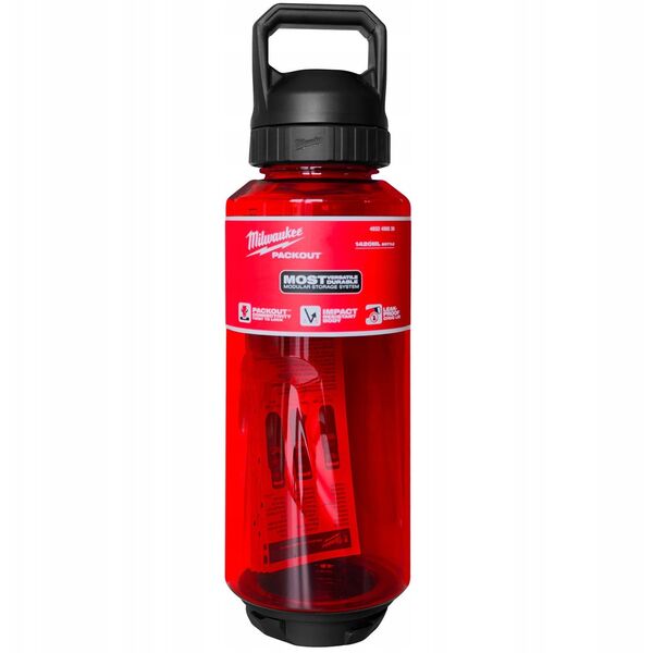 MILWAUKEE PACKOUT ΠΛΑΣΤΙΚΟ ΜΠΟΥΚΑΛΙ 1420ml ΚΟΚΚΙΝΟ