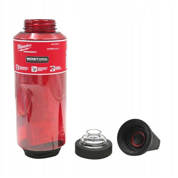 MILWAUKEE PACKOUT ΠΛΑΣΤΙΚΟ ΜΠΟΥΚΑΛΙ 1420ml ΚΟΚΚΙΝΟ