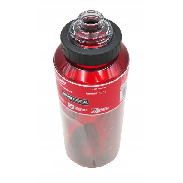 MILWAUKEE PACKOUT ΠΛΑΣΤΙΚΟ ΜΠΟΥΚΑΛΙ 1420ml ΚΟΚΚΙΝΟ