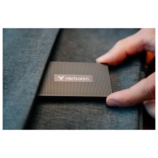 Dysk zewnętrzny SSD Verbatim Metal Mini 1TB Czarny (32031)
