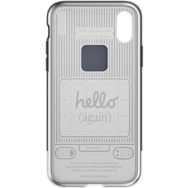 Spigen CLASSIC ONE IPHONE X GRAFITOWY (057CS23197)
