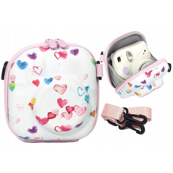 Etui Pokrowiec Futerał Case Osłona Do Fuji Instax Mini 99 40 12 11 9 8 7+ / Serca