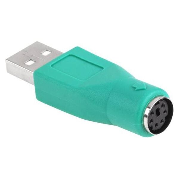 Adapter USB USB - PS/2 Zielony  (ZLA0502-1)