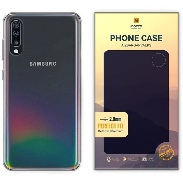 Mocco Original Clear Case 2mm Silicone Case for Samsung / A307 / A507 Galaxy / A30s / A50s Transparent (EU Blister)