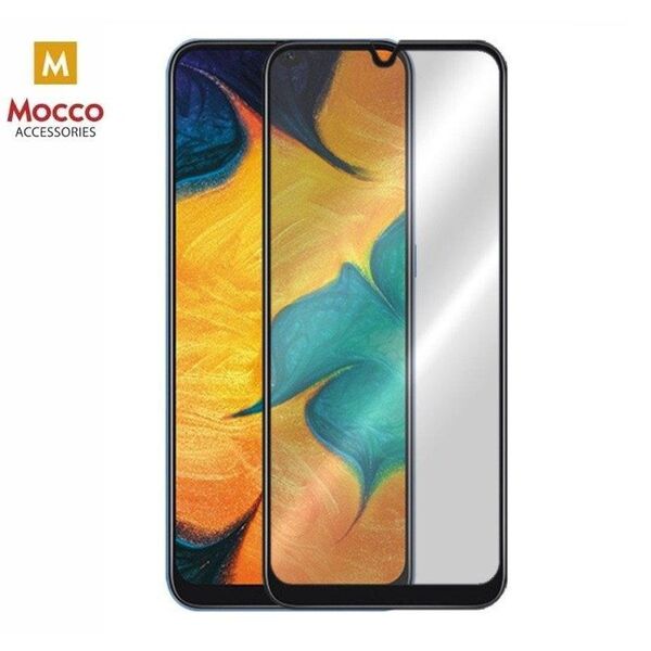 Mocco Full Face / Full Glue Tempered Glass Full Coveraged with Frame Samsung Galaxy A30S / A50 / A30 Black