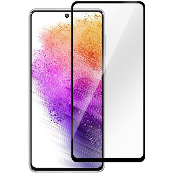 Mocco Full Face / Full Glue Tempered Glass Full Coveraged with Frame Samsung Galaxy A72 5G Black