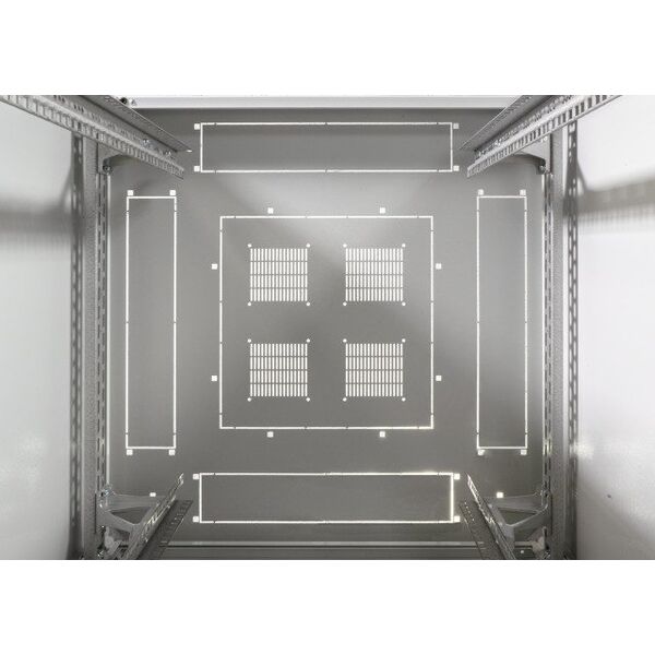 EFB 48,3εκ 19 ιντσών Serverschrank PRO MODULAR 42HE 800X1000 RAL 7035 Γκρι IP20 χωρίς πόρτες και πλευρικά πάνελ