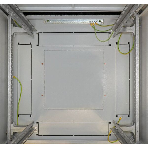 EFB 48,3εκ 19 ιντσών Serverschrank PRO MODULAR 42HE 800X1000 RAL 7035 Γκρι IP20 χωρίς πόρτες και πλευρικά πάνελ