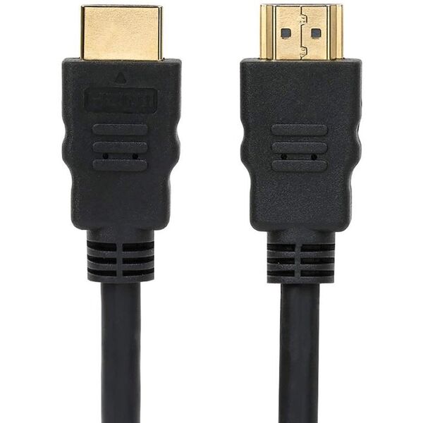Καλώδιο HDMI Υψηλής Ταχύτητας TECHLY με Ethernet 1,5m Μαύρο 2xHDMI Βύσμα 19 ακίδων με Επίχρυση Επίστρωση AWG30