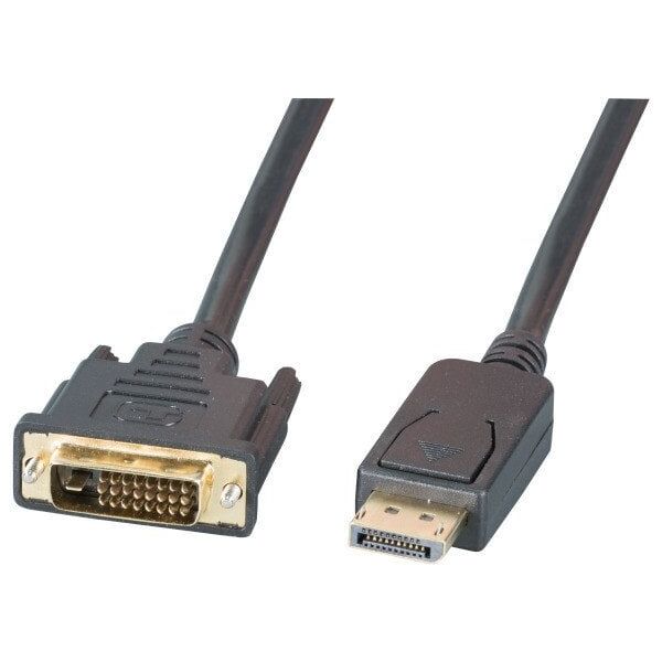 Καλώδιο σύνδεσης EFB DisplayPort σε DVI μαύρο 3m DisplayPort 20 ακίδων αρσενικό σε DVI αρσενικό A-A