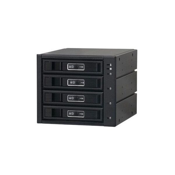 JOUJYE JJ-N-46TM υποστηρίζει SATA3/SAS3 με έως και 12Gbps και μπορεί να φιλοξενήσει έως και 4 x 6,4cm/8,9cm 2,5 ίντσες/3,5 ίντσες HDD/SSD