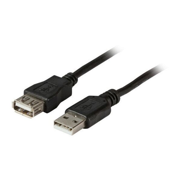 Καλώδιο επέκτασης EFB USB2.0 γκρι Βύσμα Type A σε Υποδοχή Type A Μήκος 5m
