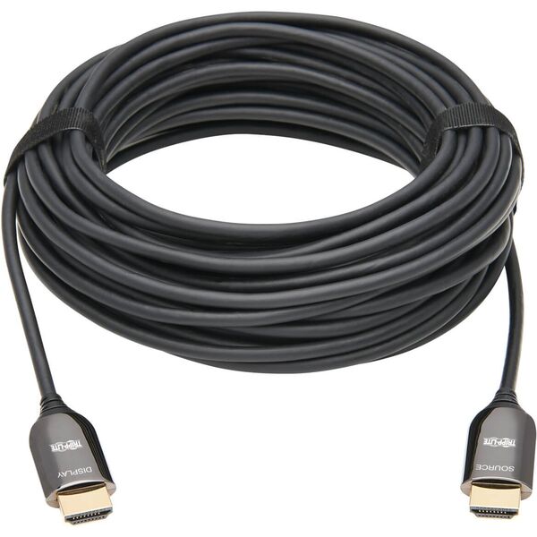 EATON TRIPPLITE 8K HDMI Οπτικό Καλώδιο Ενεργής Οπτικής Ίνας Plenum-Rated AOC 8K UHD 60Hz HDR M/M Μαύρο 20m
