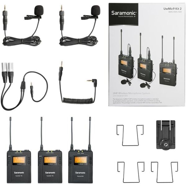 Saramonic UHF Wireless Lavalier Microphone System