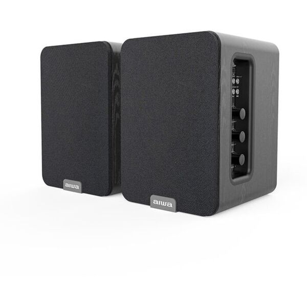 Ζεύγος ενεργών ηχείων Aiwa ASP-A200, μαύρο