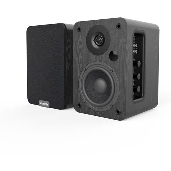Ζεύγος ενεργών ηχείων Aiwa ASP-A200, μαύρο