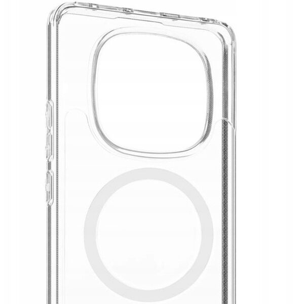 Fixed Fiksuotas πίσω κάλυμμα | Xiaomi | Redmi Note 14 Pro 5G/POCO X7 | TPU/PC | Διαφανές | MagPure