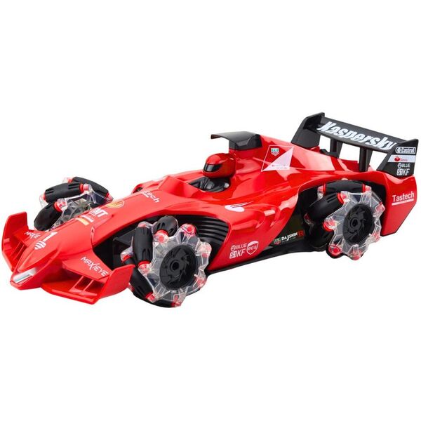 Auto Sportowe Wyścigówka Zdalnie Sterowana RC Efekt Dymu 2.4G Czerwona LEAN Toys