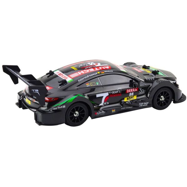Samochód Wyścigowy Auto Do Driftu RC Czarny Karbon 30km/h 1:16 LEAN Toys