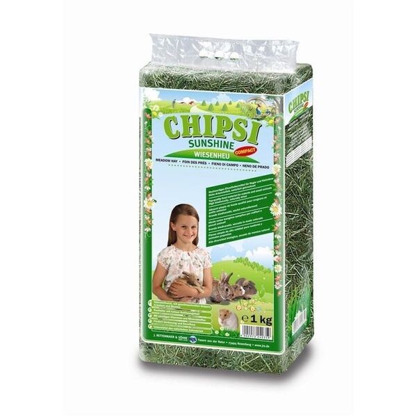 SMALL ANIMAL HEY CHIPSI MEADOW HAY 1KG