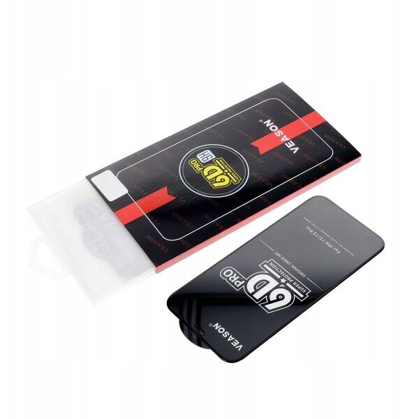 Tempered Glass 6D Pro Veason Glass - για Motorola G14 / G54 / G55 μαύρο