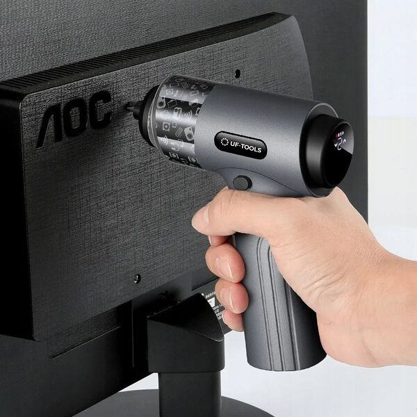 UF-TOOLS - Ηλεκτρικό κατσαβίδι με μεταβλητή ισχύ και σετ μύτες 36 σε 1