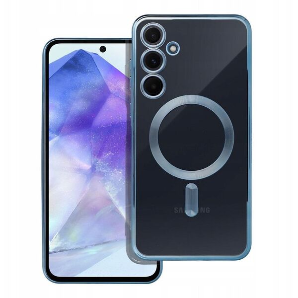 Θήκη ELECTRO MAG COVER συμβατή με MagSafe για SAMSUNG A55 μπλε