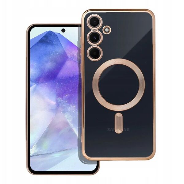 Θήκη ELECTRO MAG COVER συμβατή με MagSafe για SAMSUNG A55 χρυσό