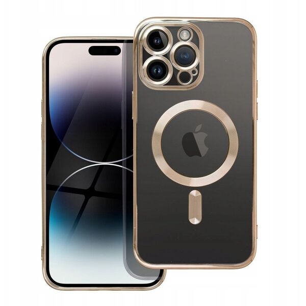 Θήκη ELECTRO MAG COVER συμβατή με MagSafe για IPHONE 16 Pro Max χρυσό