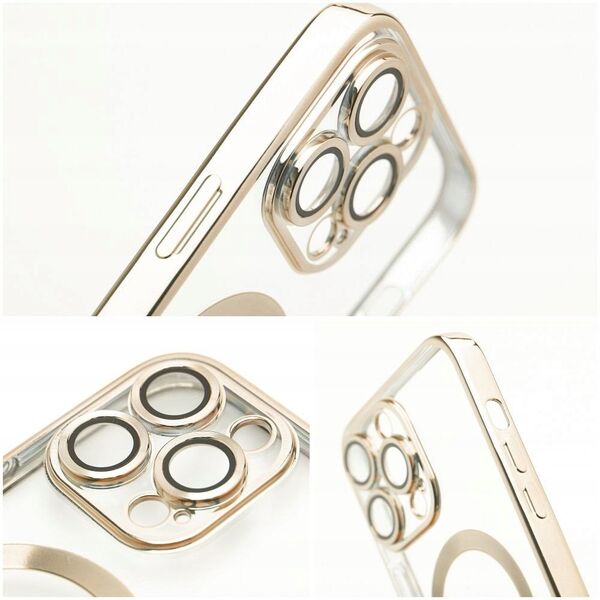 Θήκη ELECTRO MAG COVER συμβατή με MagSafe για IPHONE 16 Pro Max χρυσό