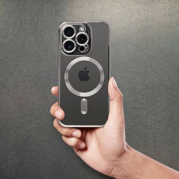 Θήκη ELECTRO MAG COVER συμβατή με MagSafe για IPHONE 16 Pro τιτάνιο γκρι