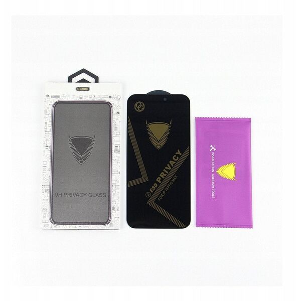 Premium Privacy Glass OG Tempered Glass - για Iphone 16 Plus μαύρο