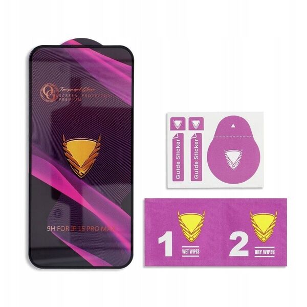 Tempered Glass OG Premium Glass - για Iphone 16 Pro Max μαύρο