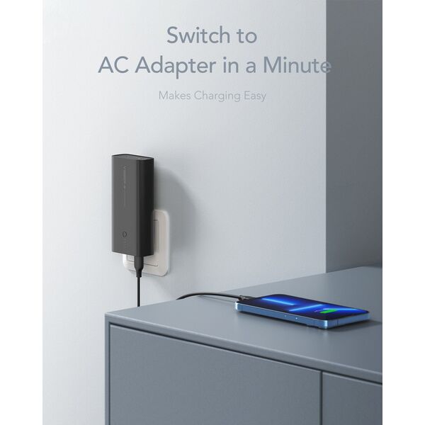 VEGER powerbank 10000 mAh PD QC3.0 20W ACE100 (W1146) μαύρο