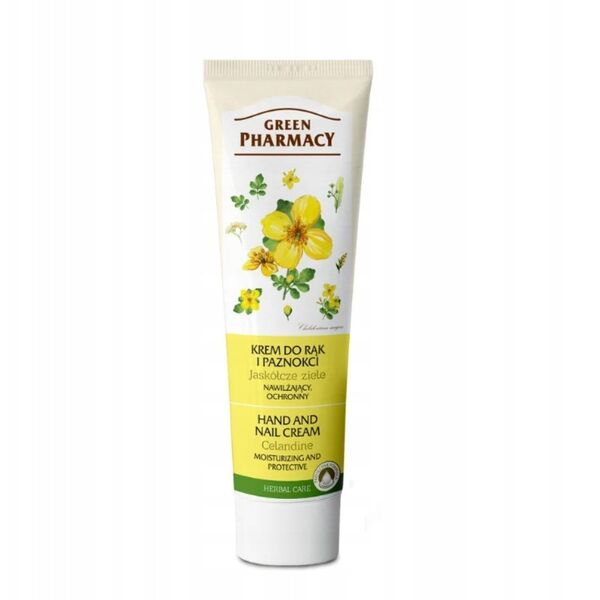 Green Pharmacy Krem do rąk i paznokci glistnik i kwiat lipy 100ml