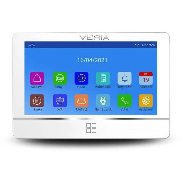 VERIA 8277B-W (Wi-Fi) σειρά 2-WIRE LCD οθόνη βιντεοτηλεφώνου, λευκό