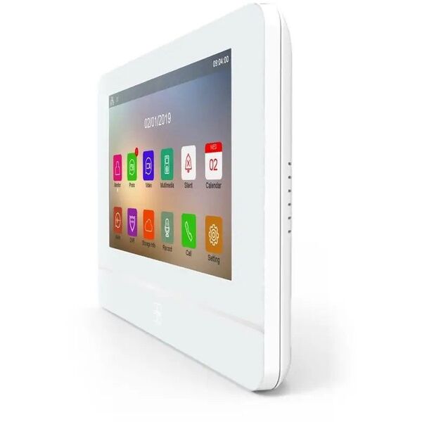 VERIA 8277B-W (Wi-Fi) σειρά 2-WIRE LCD οθόνη βιντεοτηλεφώνου, λευκό